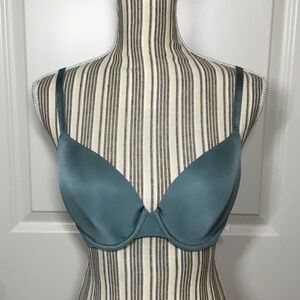 Victoria Secret Line Demi Convertible Bra, Sage Green, 38B - NWOT